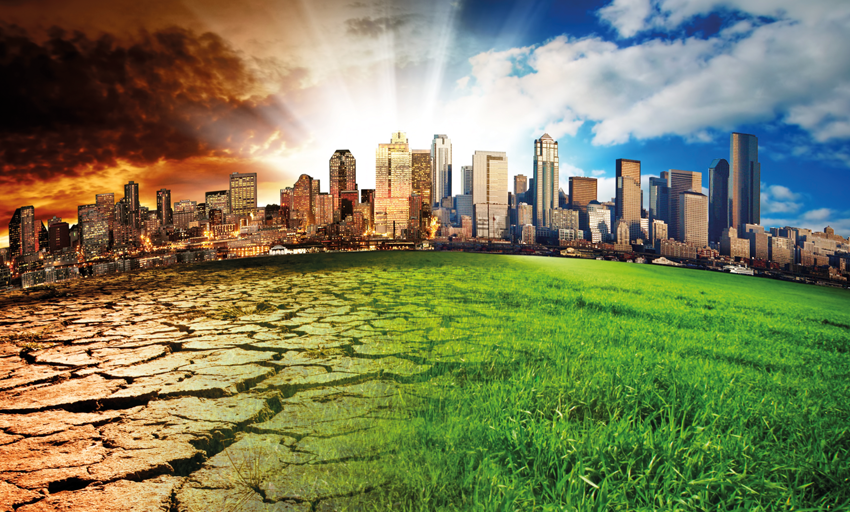 Illustration of community-led environmental learning and climate action